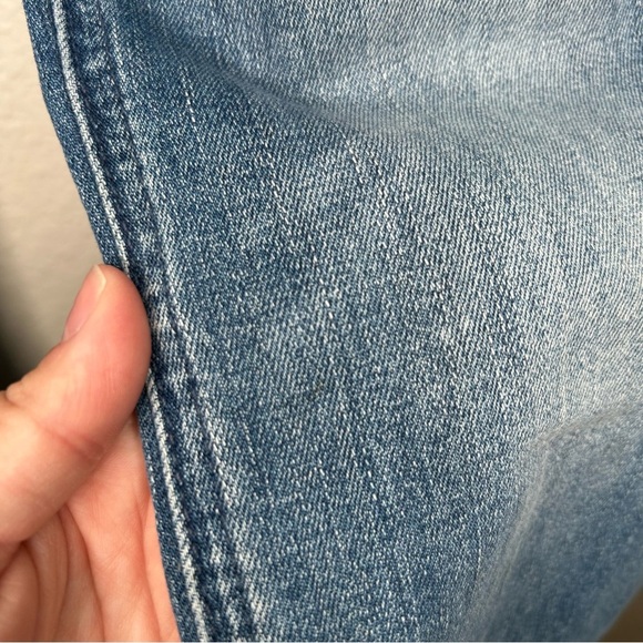 Mother Mid Rise Dazzler Ankle Fray jeans We The Animals 26 - Picture 8 of 15